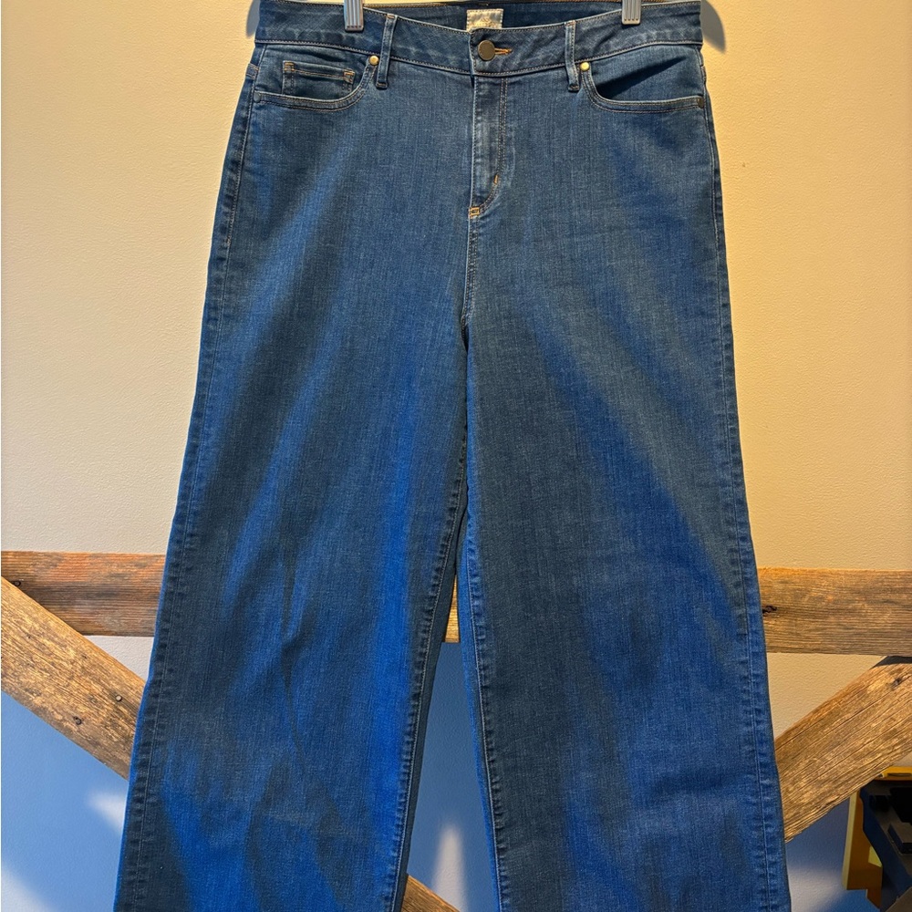 ANN MASHBURN Dark Blue Flare Jeans